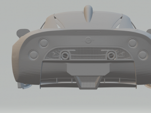spyker c8 aileron 2008 3D Baskı Modeli