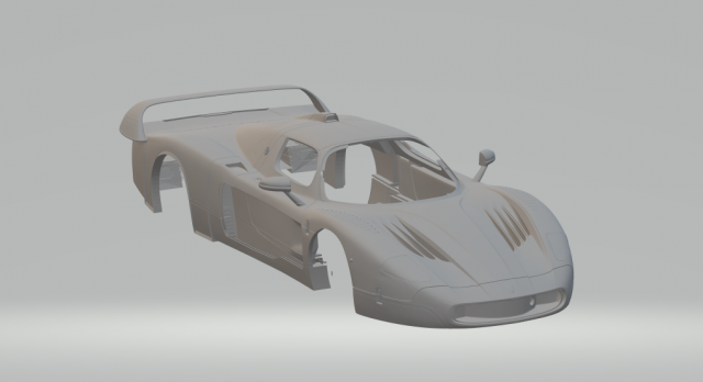 maserati mc12 2005 3D 프린트 모델 .c4d .max .obj .3ds .fbx .stl .blend 