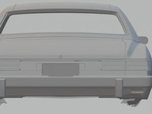 pontiac le mans sedan 3D 프린트 모델