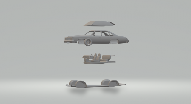 pontiac le mans sedan 3D 프린트 모델 .c4d .max .obj .3ds .fbx .stl .blend 