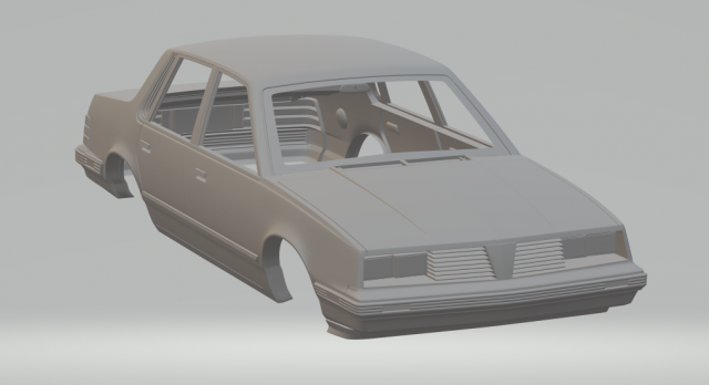pontiac 6000 ste 83 Model Cetak 3D .c4d .max .obj .3ds .fbx .stl .blend 