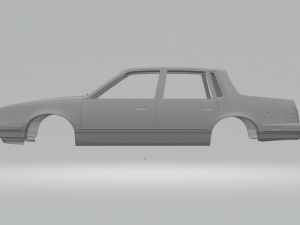 pontiac 6000 ste 83 Model Cetak 3D