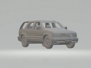 올즈모빌 브라바다 3D 프린트 모델