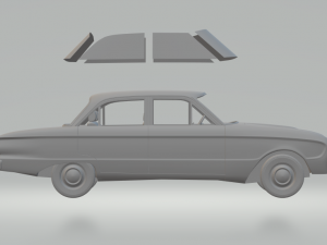 falcon xk mk1 sedan 4doors Modèles 3D en vedette