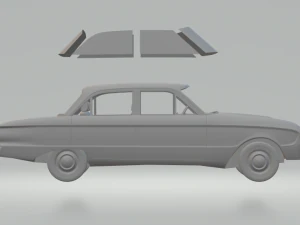 falcon xk mk1 sedan 4doors 3D Print Model