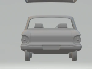 falcon xk mk1 sedan 4doors 3D Print Model