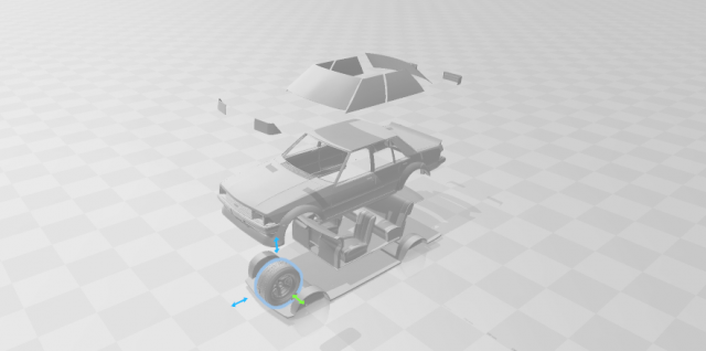 falcon xd race car 3D Druckmodell .c4d .max .obj .3ds .fbx .stl .blend