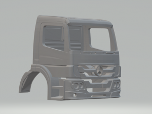 cabine atego daycab 3D Принт Модель