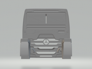 cabine atego daycab 3D Принт Модель