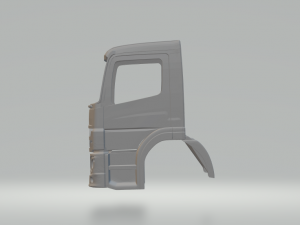 cabine atego daycab 3D Принт Модель