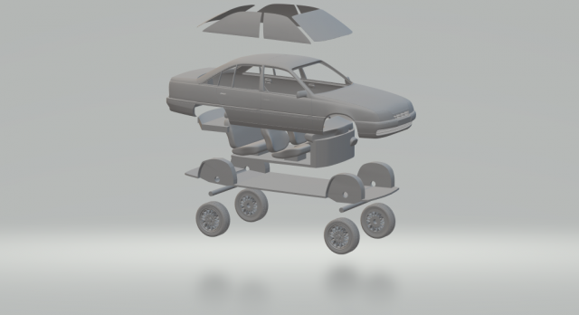 chevrolet omega 1994 3D 프린트 모델 .c4d .max .obj .3ds .fbx .stl .blend 