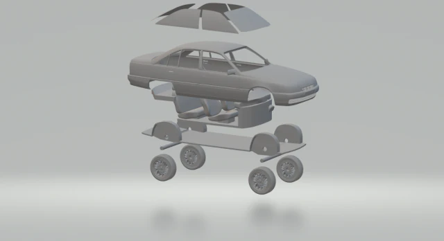 chevrolet omega 1994 3D Print Model .c4d .max .obj .3ds .fbx .stl .blend