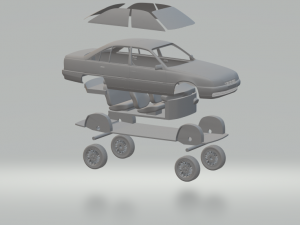 chevrolet omega 1994 3D 프린트 모델