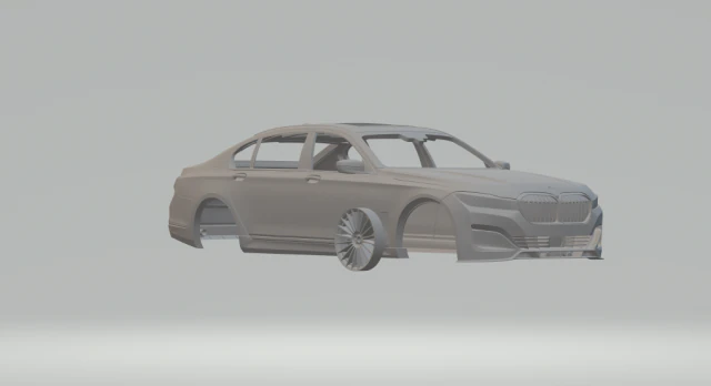 alpina b7 2020 3D Print Model .c4d .max .obj .3ds .fbx .stl .blend 