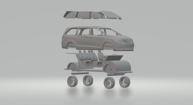 buick gl8 Modello di stampa 3D .c4d .max .obj .3ds .fbx .stl .blend 