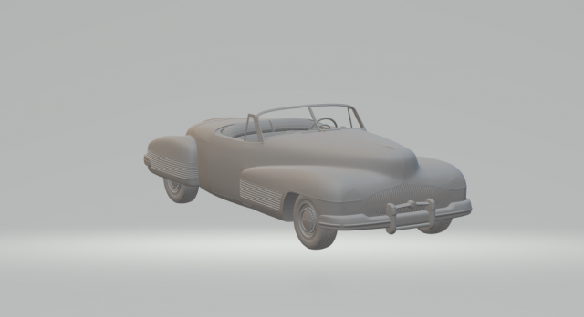 buick y job concept 1938 3D Print Model .c4d .max .obj .3ds .fbx .stl .blend 
