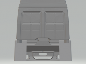 cabin ford-cargo truck brazilian 3D Print Model