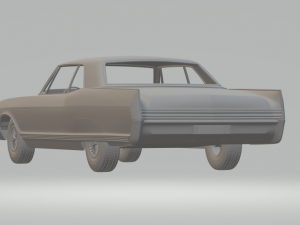 buick electra coupe 66 3D प्रिंट मॉडल