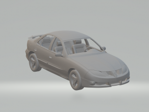 pontiac sunfire 3Dプリントモデル
