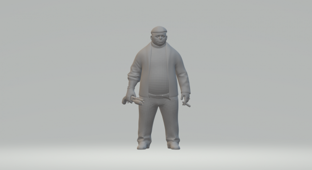 fat thief diorama 3D Принт Модель .c4d .max .obj .3ds .fbx .stl .blend 