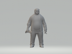 fat thief diorama Modelo de impresión 3D