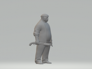 fat thief diorama 3D Принт Модель
