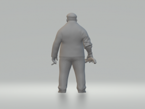 fat thief diorama 3D Принт Модель