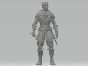 samurai diorama 3D Принт Модель