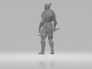samurai diorama 3D Baskı Modeli