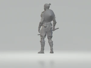 samurai diorama 3D Print Model