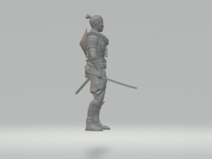 samurai diorama 3D Baskı Modeli