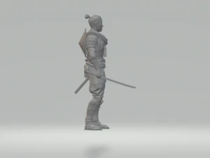 samurai diorama 3D Print Model