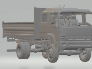 isuzu fts 800 crew cab 3D Print Model
