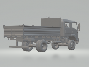 isuzu fts 800 crew cab Modelo de Impressão 3D