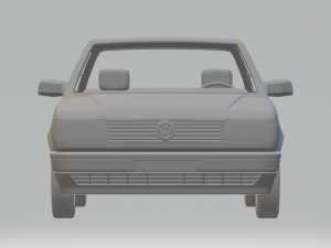 vw fox voyage sedan 1990 a 1995 3D 打印模型