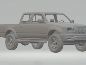 toyota tacoma double cab 01 3D Print Model
