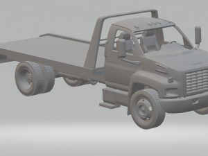 gmc topkick c8500 towtruck flarbed 04 Modelo de impresión 3D