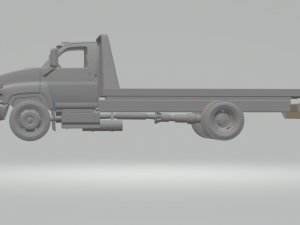 gmc topkick c8500 towtruck flarbed 04 Modelo de impresión 3D
