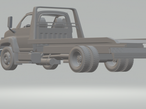 gmc topkick c8500 towtruck flarbed 04 Modelo de impresión 3D