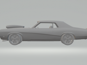 mercury cougar custom Model do druku 3D