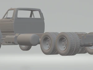 ford-f800 truck chassis 3D Print Model