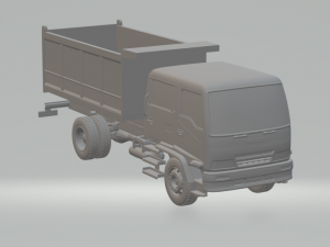isuzu ftr 800 crew cab dumper 3D Принт Модель