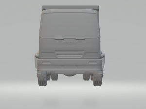 isuzu ftr 800 crew cab dumper 3D Принт Модель