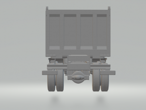 isuzu ftr 800 crew cab dumper 3D Принт Модель