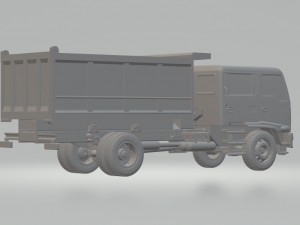 isuzu ftr 800 crew cab dumper 3D Принт Модель