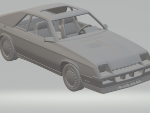 dodge charger l body 3D Print Model