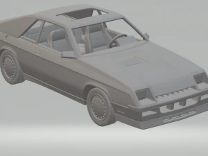 dodge charger l body 3D Print Model