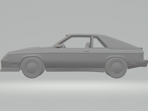 dodge charger l body 3D Print Model