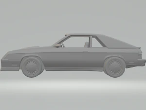dodge charger l body 3D Print Model