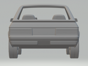 dodge charger l body 3D Print Model